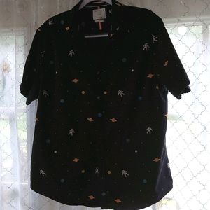 Cactus Man button-down, xl
